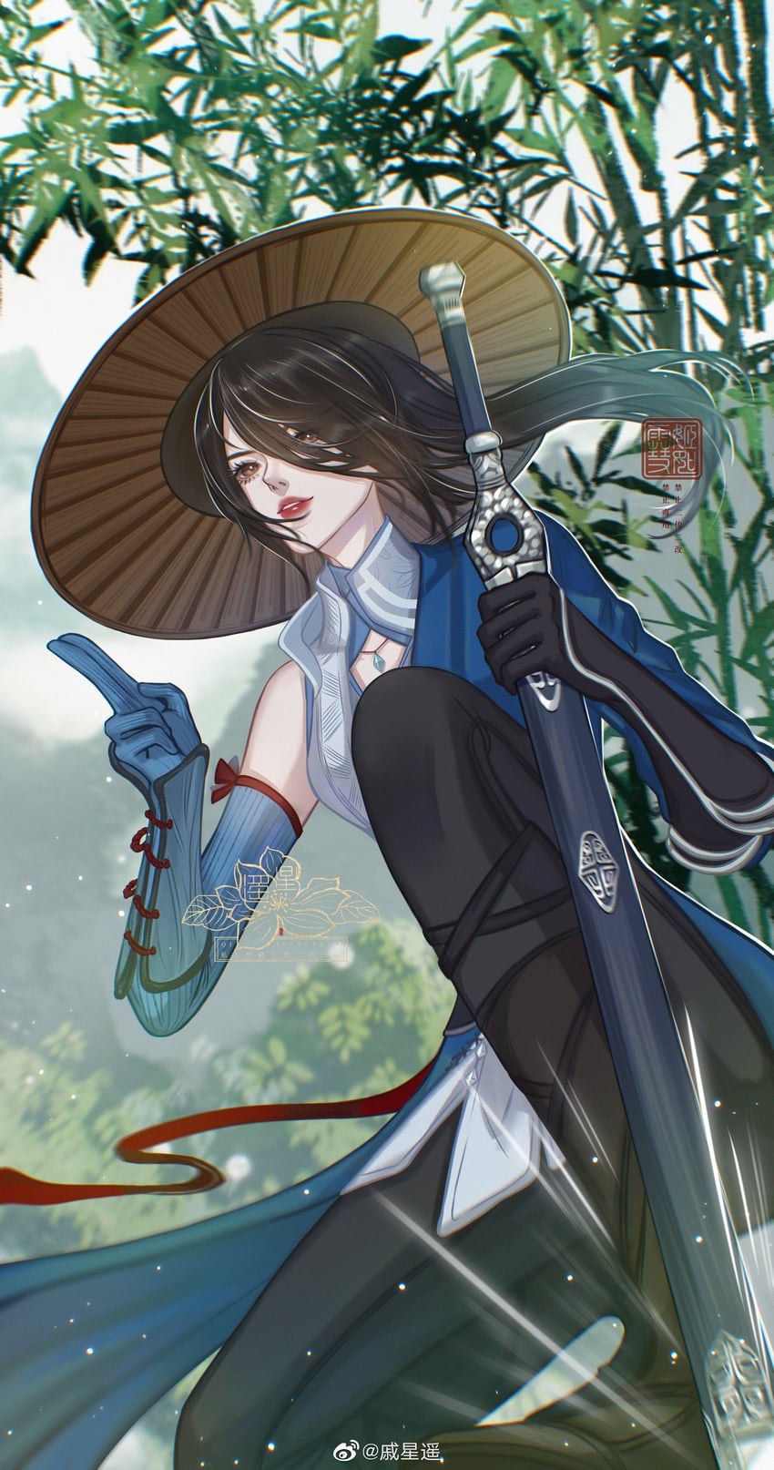 ji ruxue (hua jianghu zhi bei mo ting) drawn by dang_ba