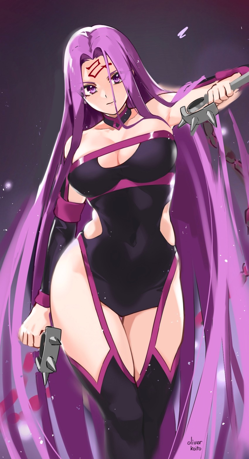medusa (fate and 2 more) drawn by oliver_koito