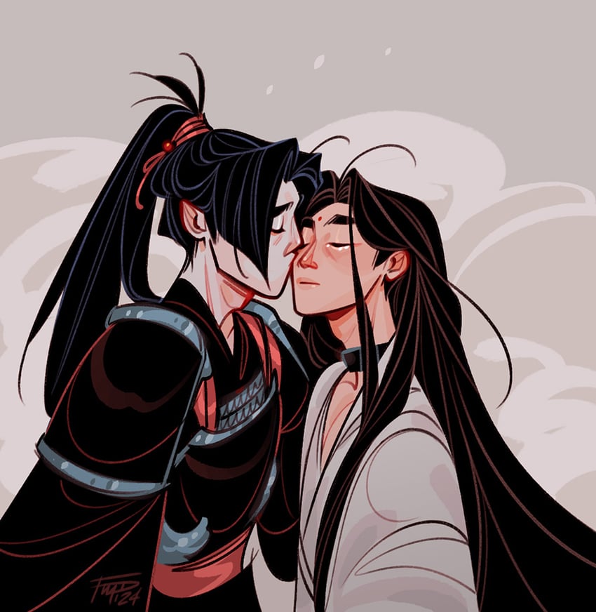 xie lian and hua cheng (tianguan cifu) drawn by fmd