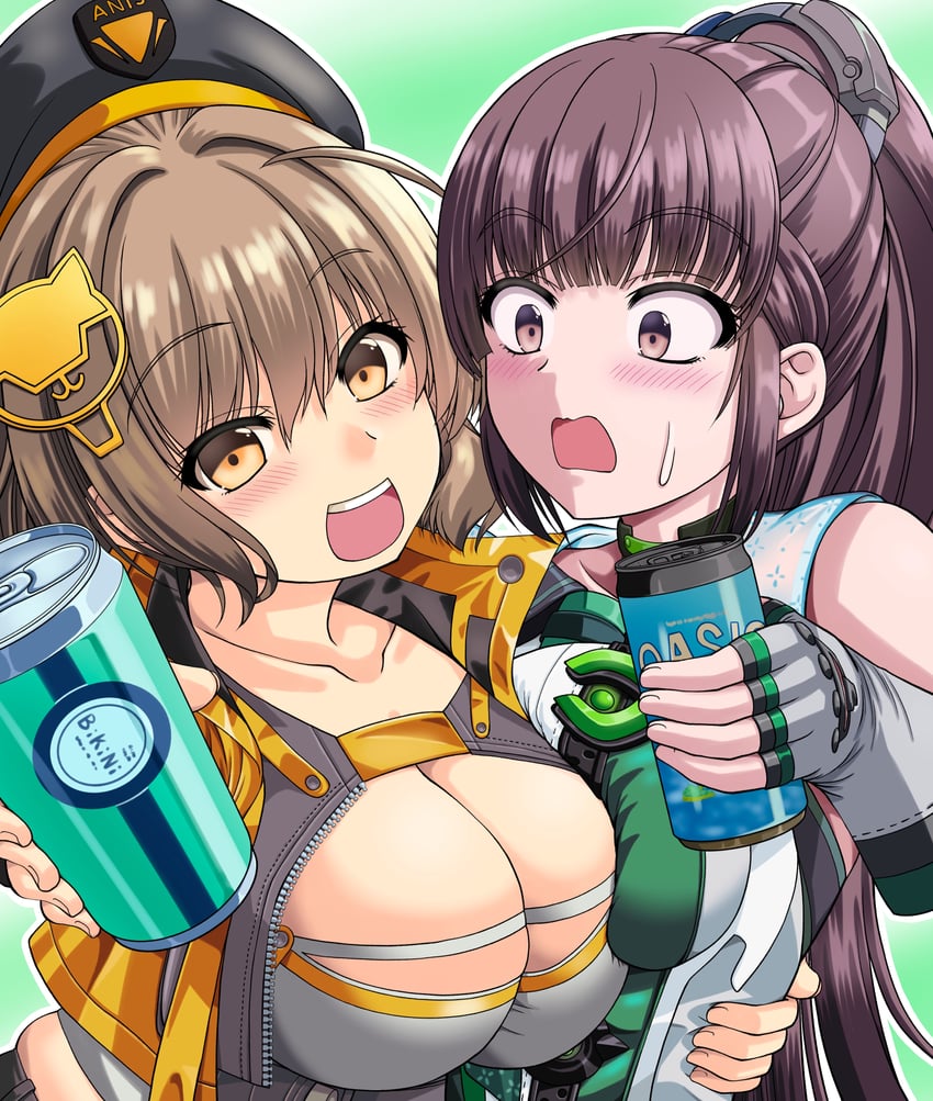 anis and eve (goddess of victory: nikke and 2 more) drawn by sakurazaka_mirai