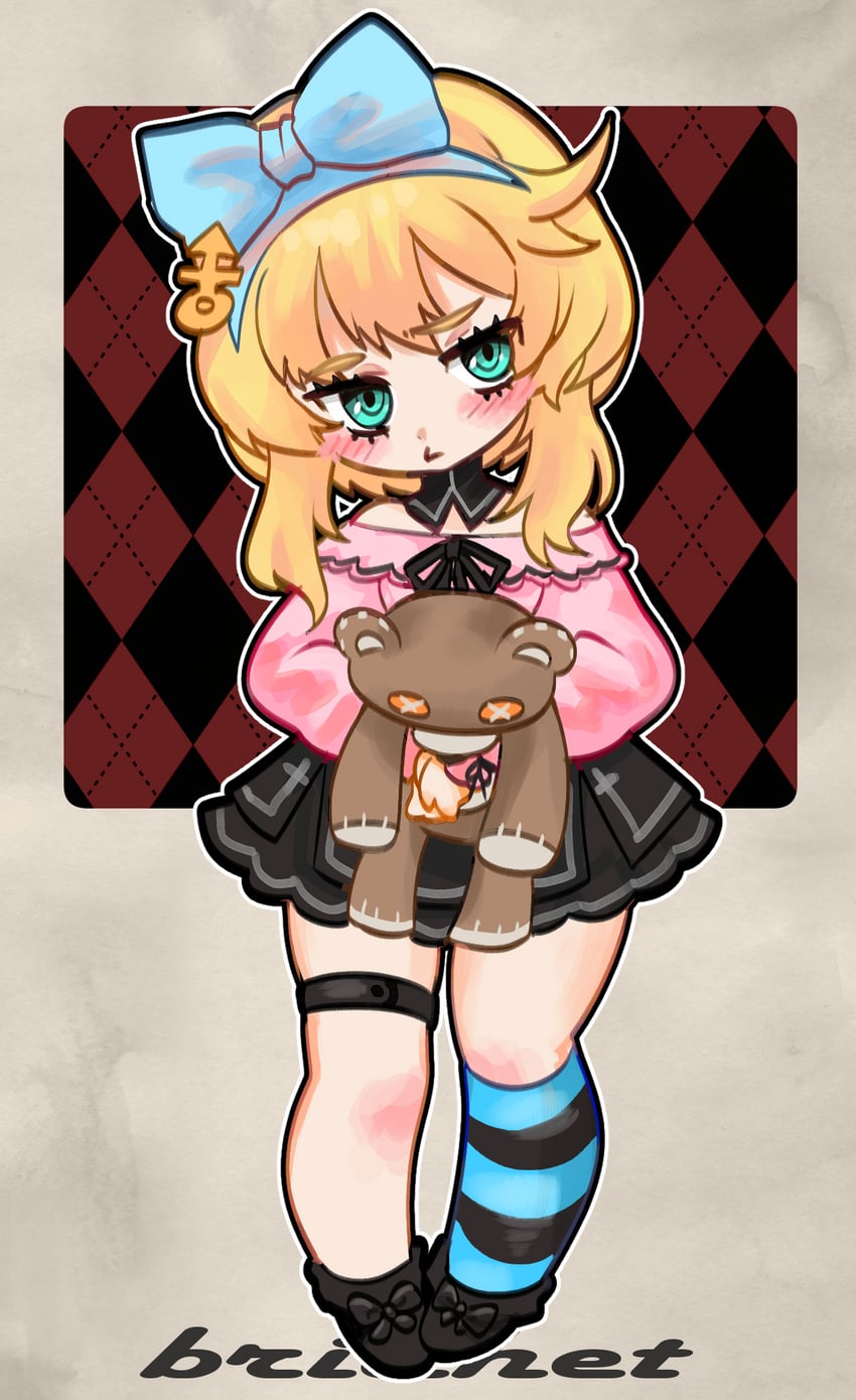 bridget and roger (guilty gear and 1 more) drawn by jojcachu
