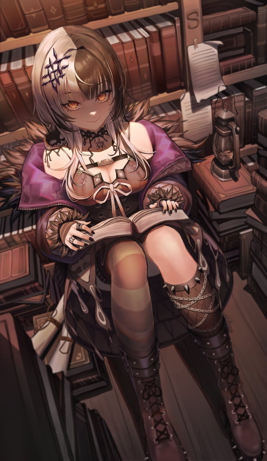 shiori novella (hololive and 1 more) drawn by mcking