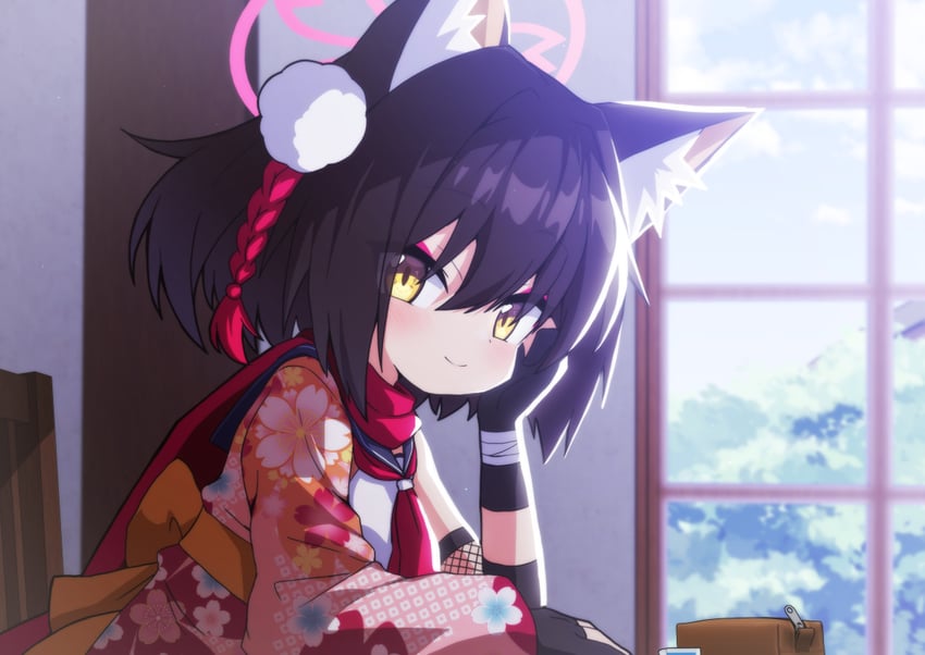 izuna (blue archive) drawn by fukamiki_kei