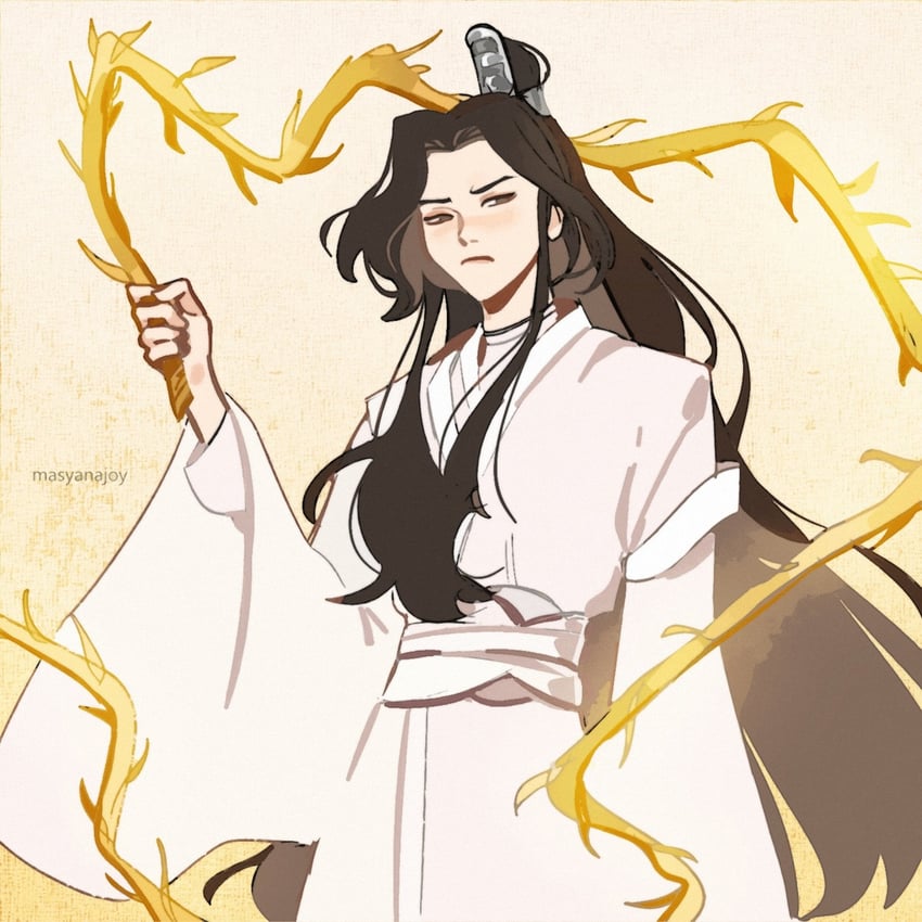chu wanning (erha he tadebai mao shizun) drawn by masyanajoy