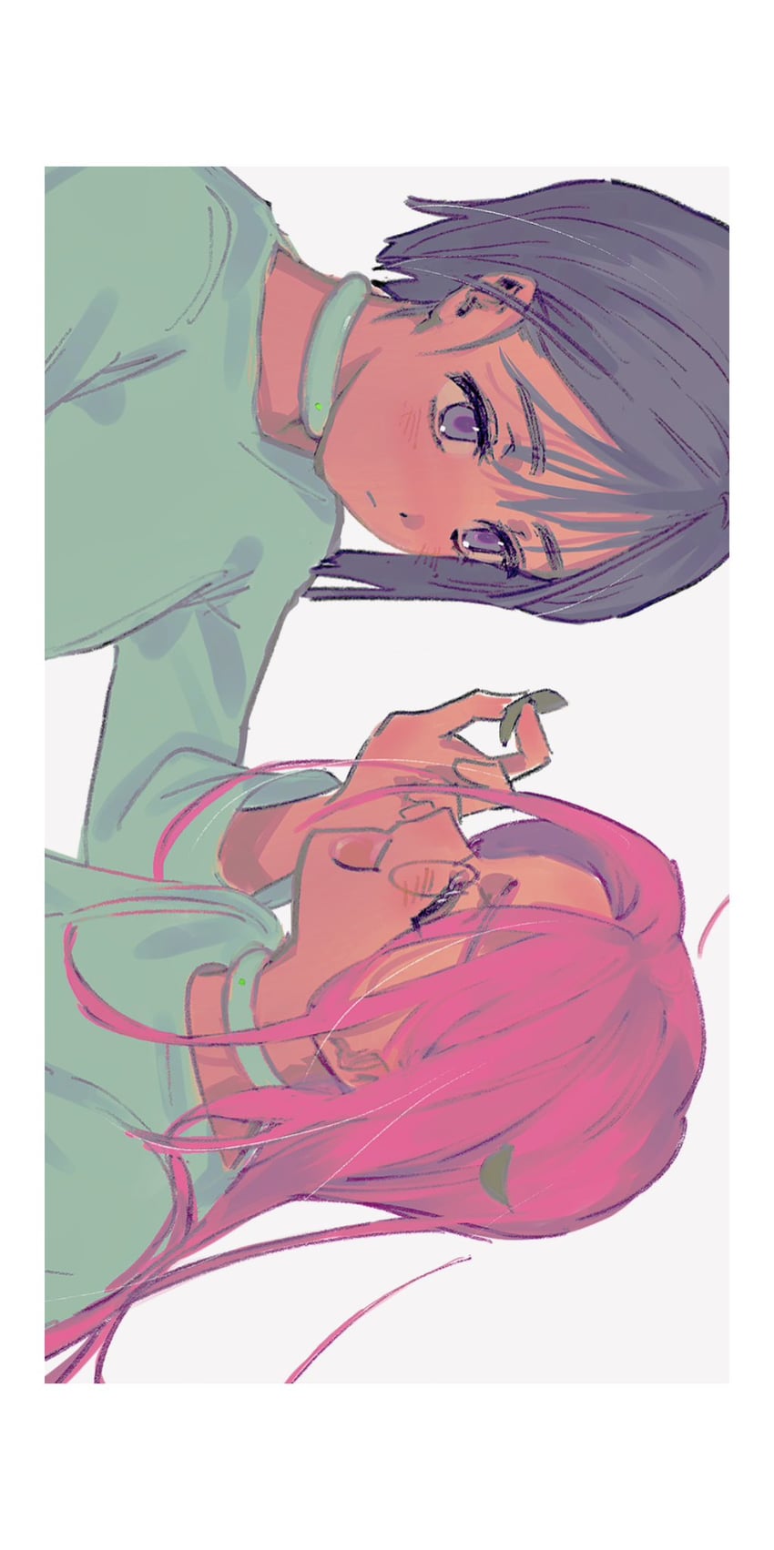 sua and mizi (alien stage) drawn by flat_double