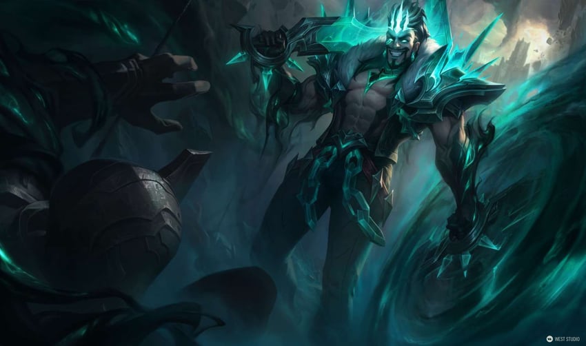 draven and ruined draven (league of legends) drawn by west_studio