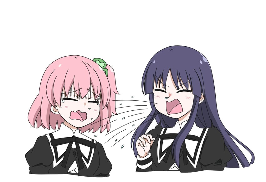 hitotsuyanagi riri and shirai yuyu (assault lily) drawn by unu_(yayoinoasagohan)