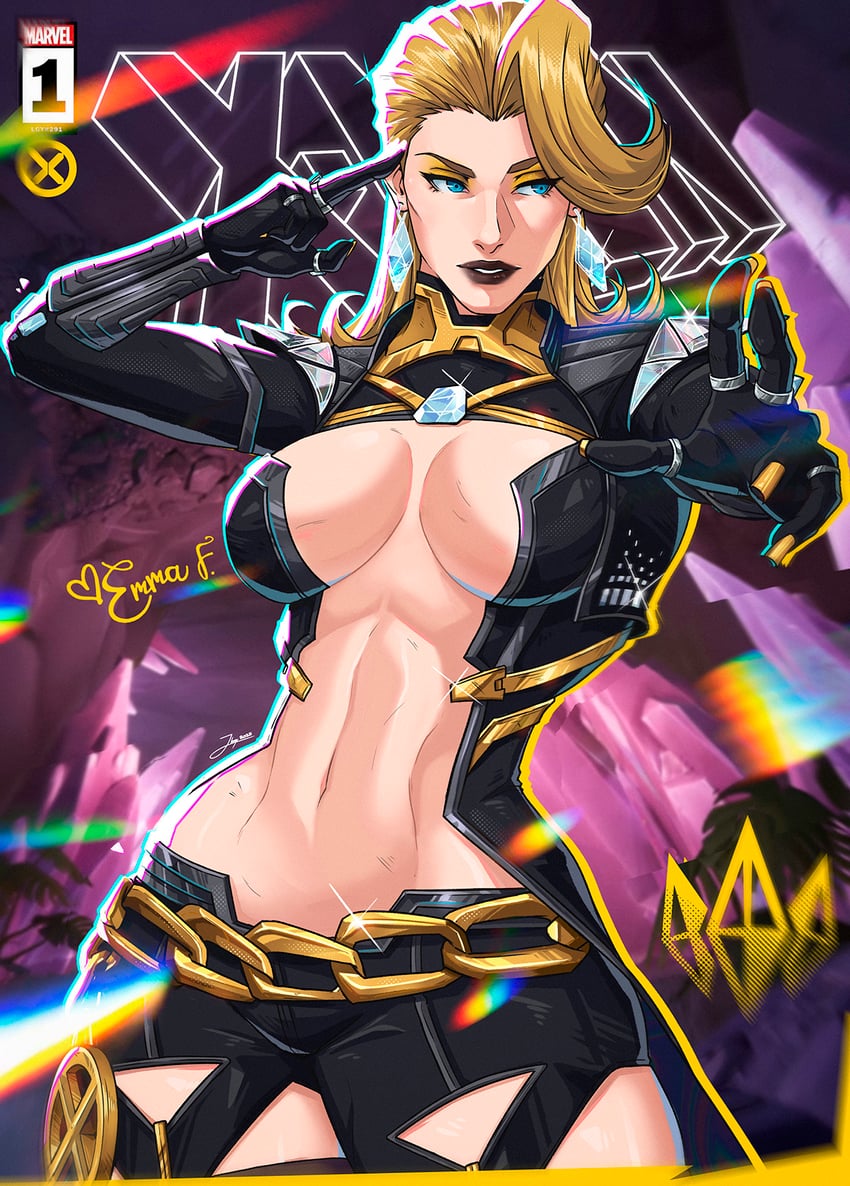 emma frost (marvel and 2 more) drawn by jhony_caballero