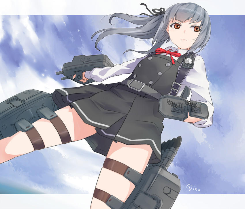 kasumi and kasumi kai ni (kantai collection) drawn by ajino_(sakanahen)