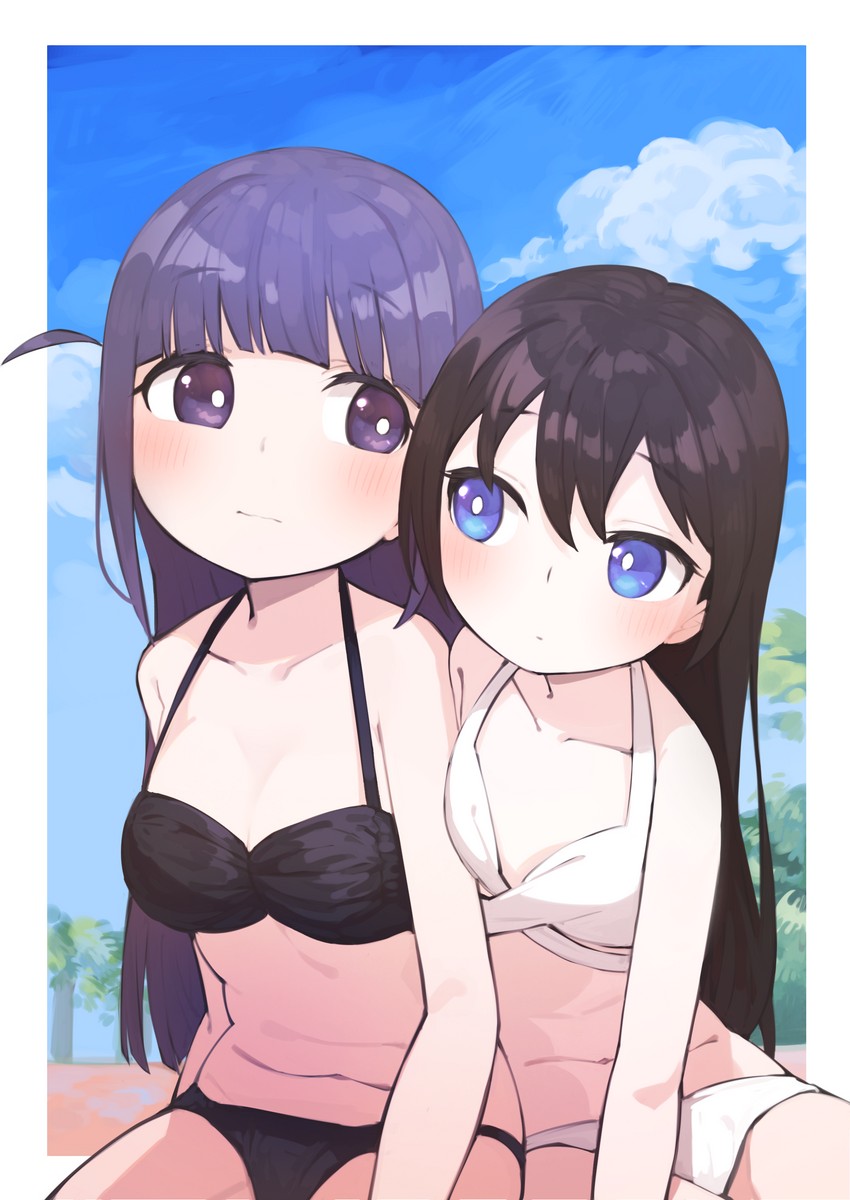 tsuyuzaki mahiru and kagura hikari (shoujo kageki revue starlight) drawn by goe_(g-o-e)