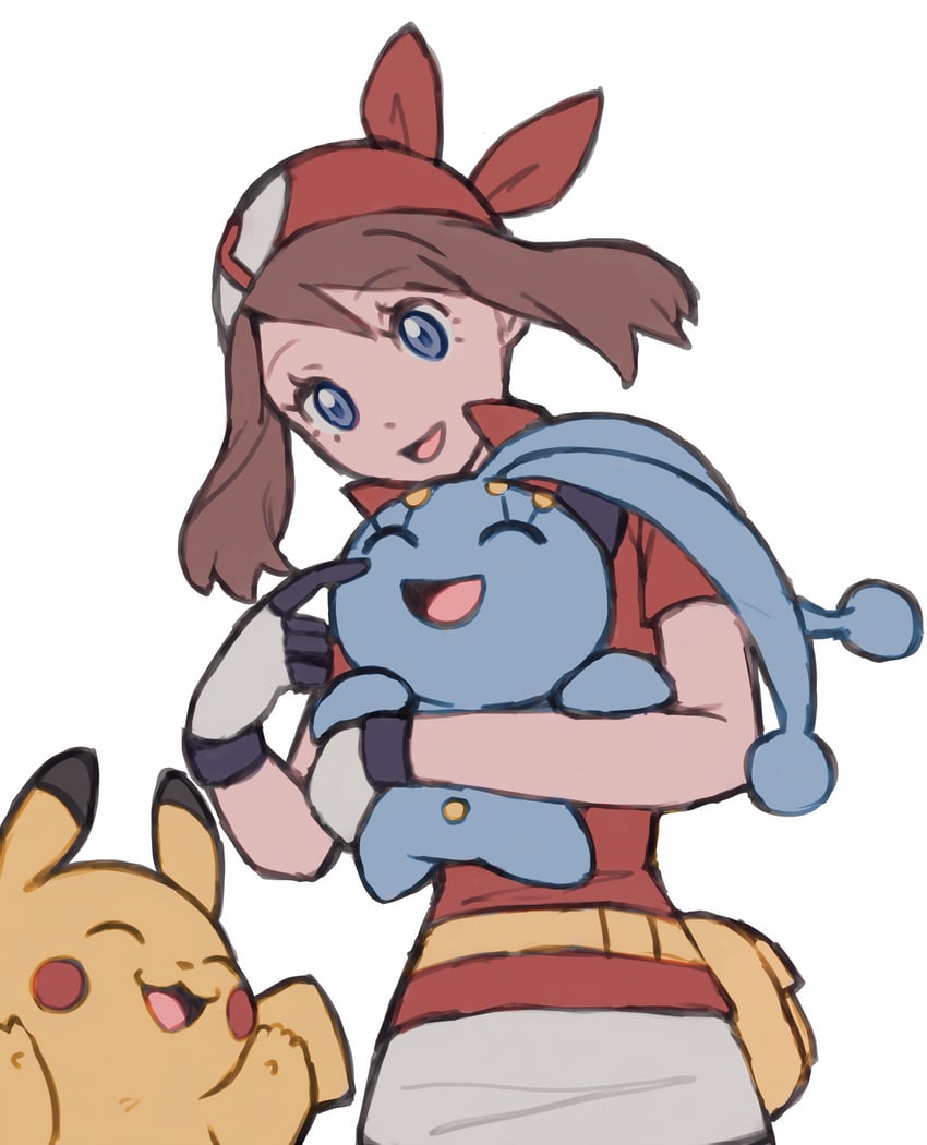 pikachu, may, and manaphy (pokemon and 2 more) drawn by tbjj1208