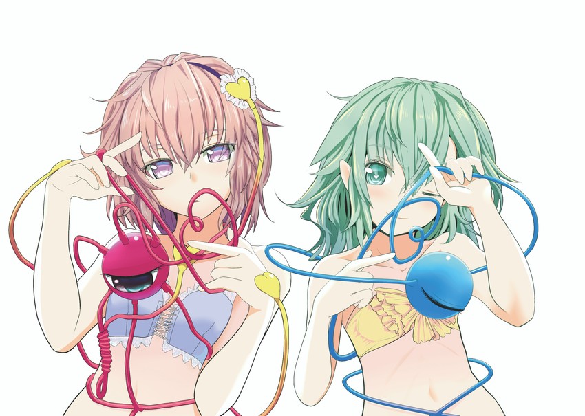 komeiji koishi and komeiji satori (touhou) drawn by ishikkoro