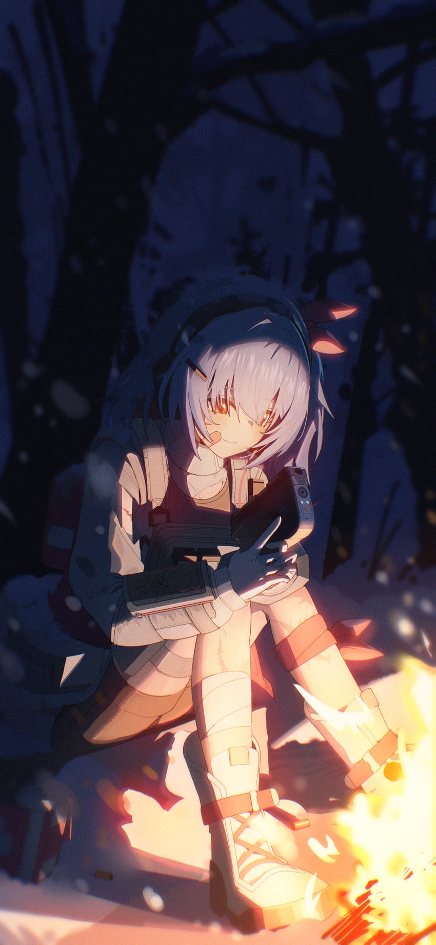 colphne (girls' frontline and 1 more) drawn by patanda