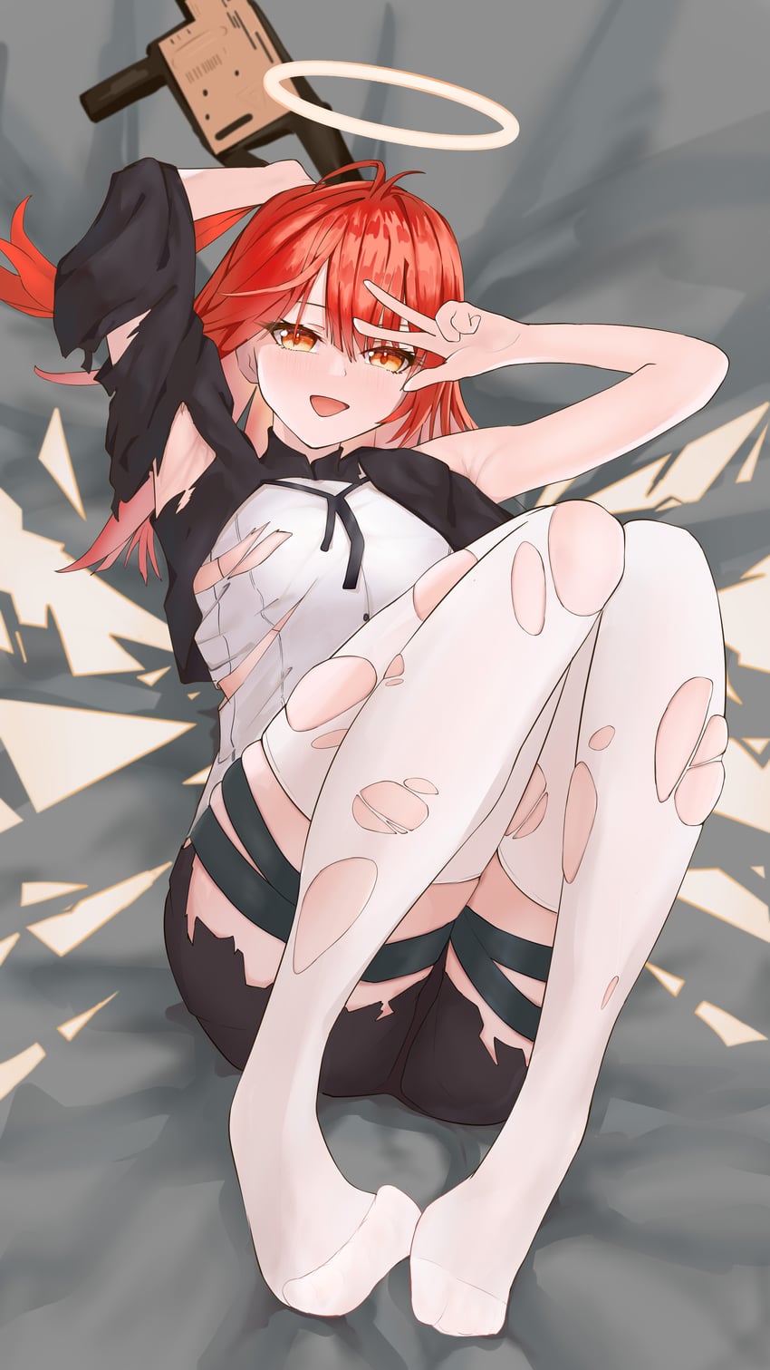 exusiai and exusiai the new covenant (arknights) drawn by tabula_rasa_(user_mvre4483)