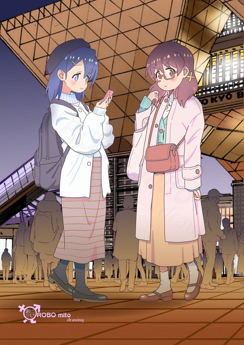 murosaki miyo and tachikawa aoi (onii-chan wa oshimai!) drawn by robomito
