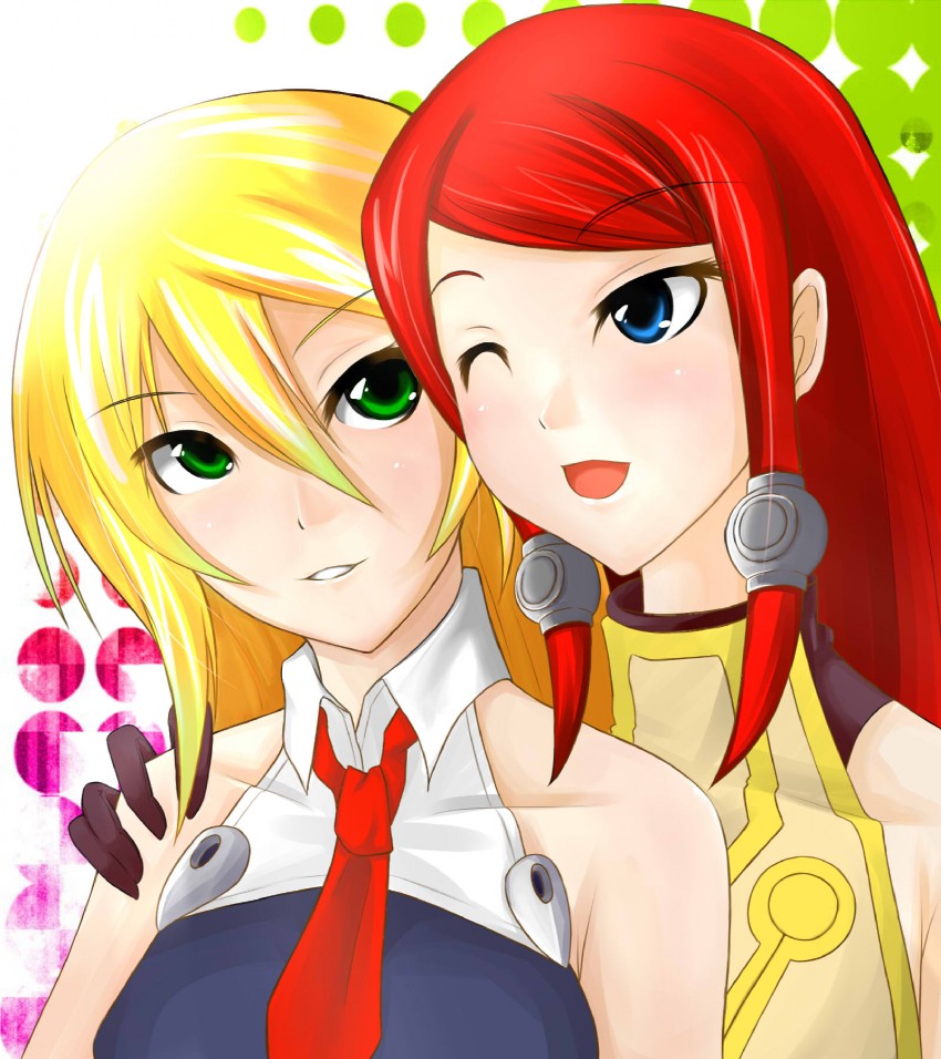 noel vermillion and tsubaki yayoi (blazblue and 1 more) drawn by kotuzui_yositune