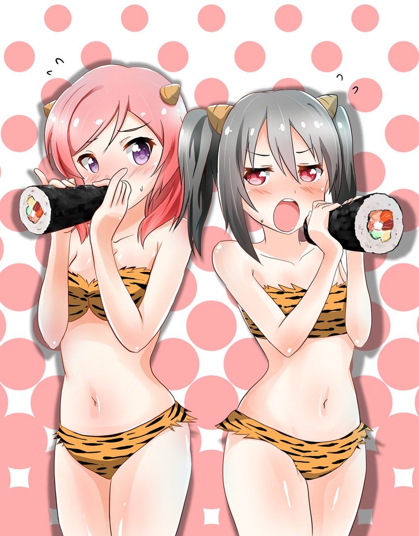 nishikino maki and yazawa nico (love live! and 1 more) drawn by yokoshima_(euphoria)