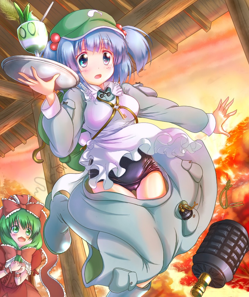 kawashiro nitori and kagiyama hina (touhou) drawn by em_s