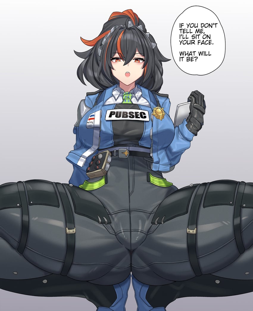 zhu yuan (zenless zone zero) drawn by tetsu_chokoreto