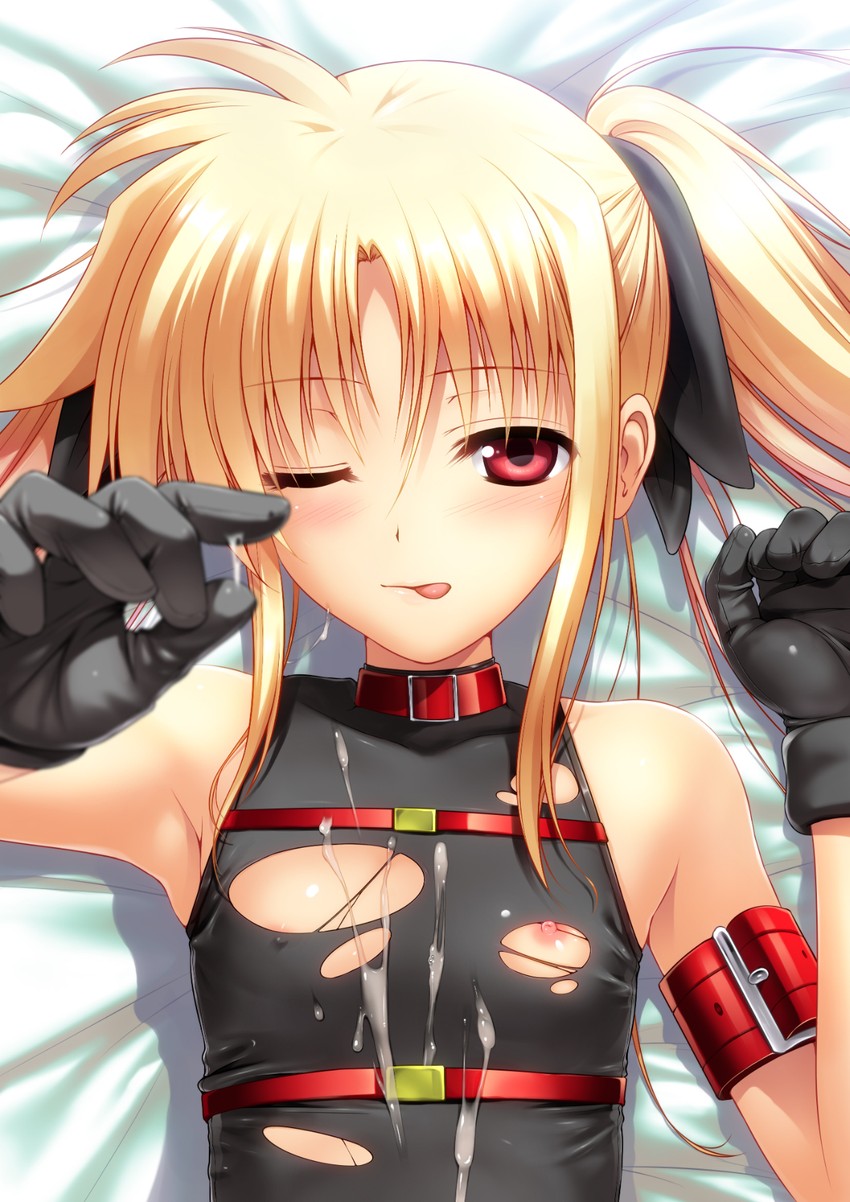 fate testarossa (lyrical nanoha and 2 more) drawn by 40010prototype