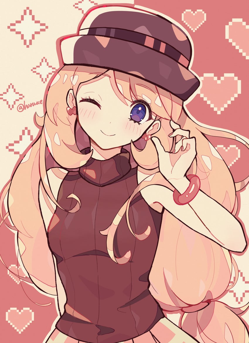 serena (pokemon and 1 more) drawn by haru_(haruxxe)