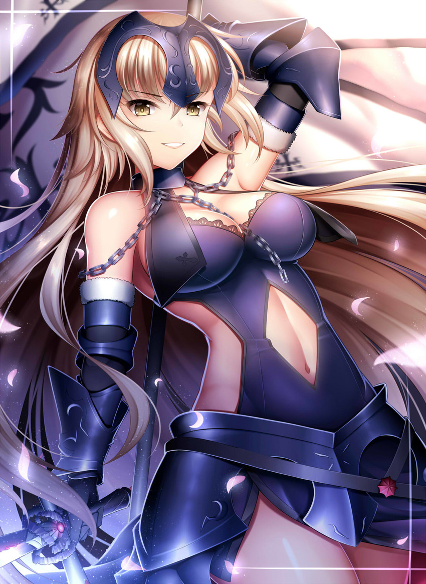 jeanne d'arc alter (fate and 1 more) drawn by guardian-panda