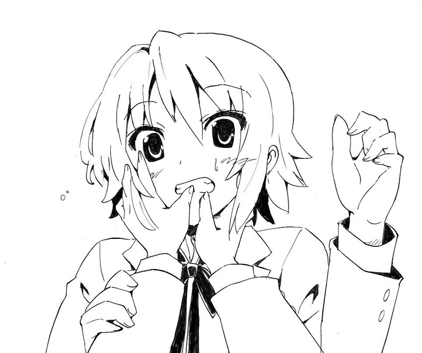 akiyama mio and tainaka ritsu (k-on!) drawn by nome_(nnoommee)