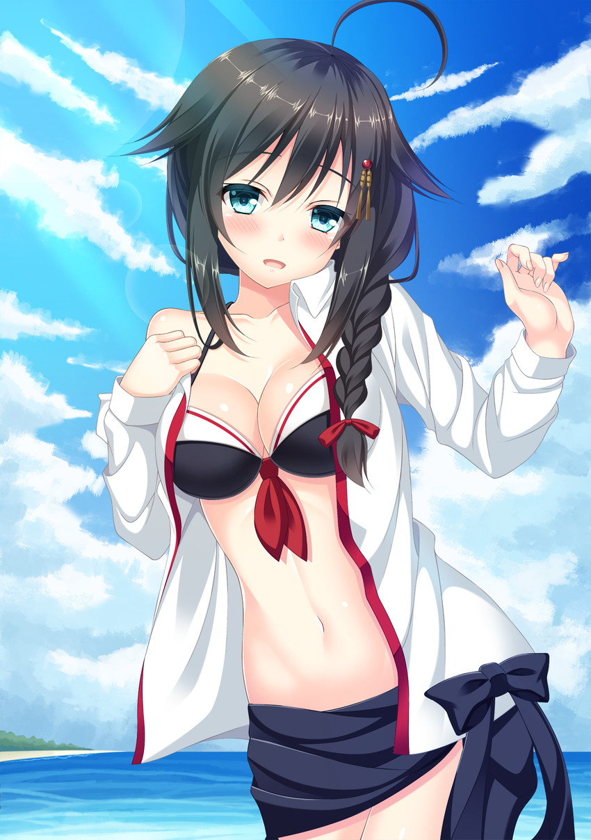 shigure and shigure kai ni (kantai collection) drawn by yuuzuki_hijiri