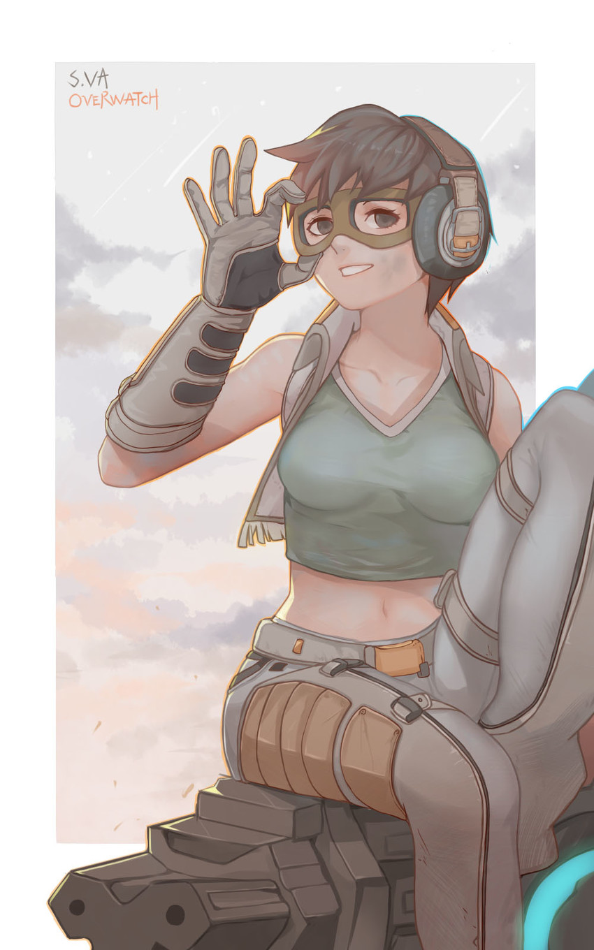 d.va and scavenger d.va (overwatch and 1 more) drawn by mizu_(dl7613)