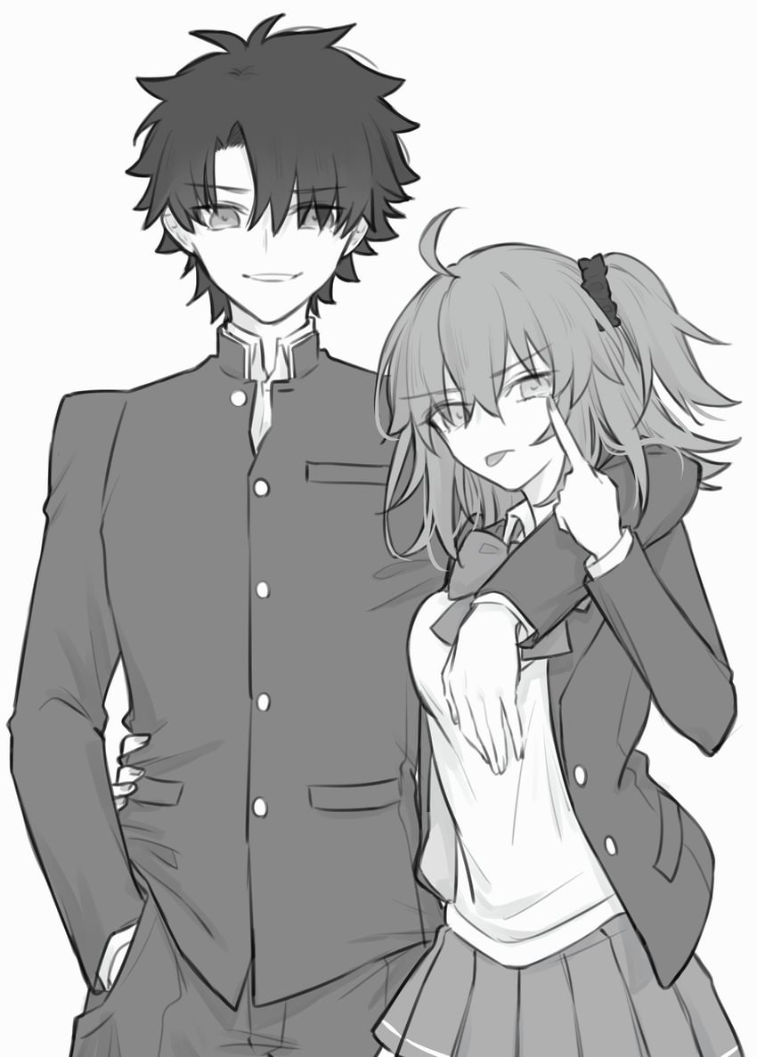 fujimaru ritsuka (fate and 2 more) drawn by yukihara_sbgd