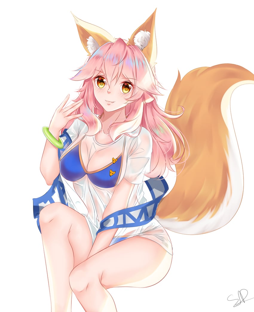 tamamo and tamamo no mae (fate and 1 more) drawn by sd4869