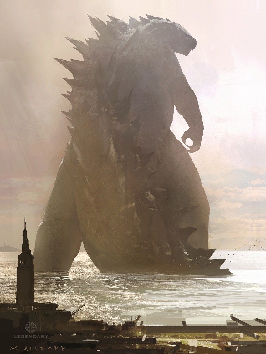 godzilla (monsterverse and 2 more) drawn by matt_allsopp