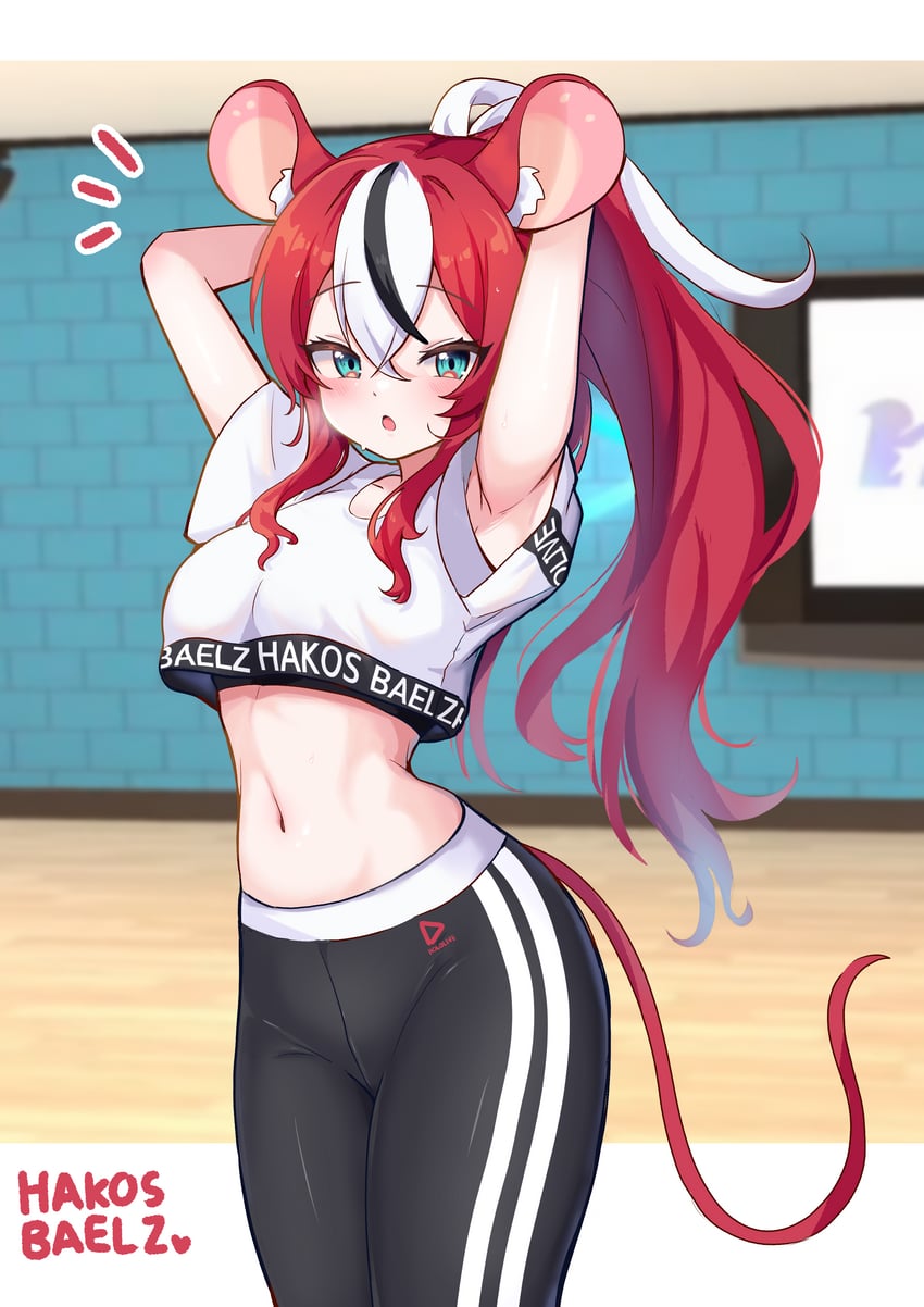 hakos baelz (hololive and 1 more) drawn by cafelittle