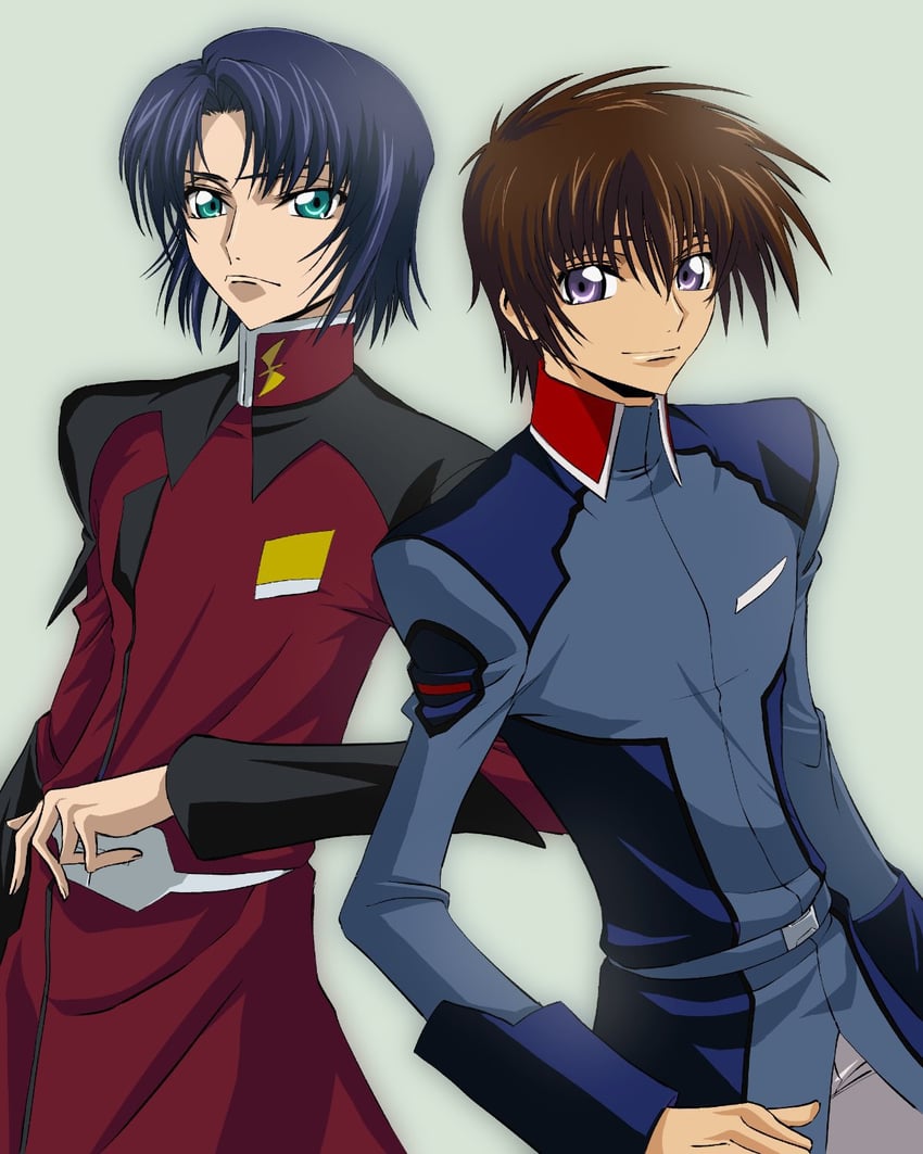 athrun zala and kira yamato (gundam and 4 more) drawn by yamabuki_tt