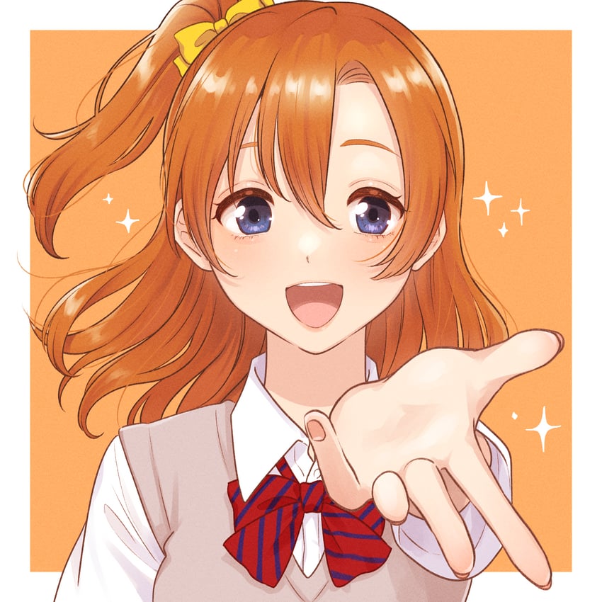 kosaka honoka (love live! and 1 more) drawn by mogggggge