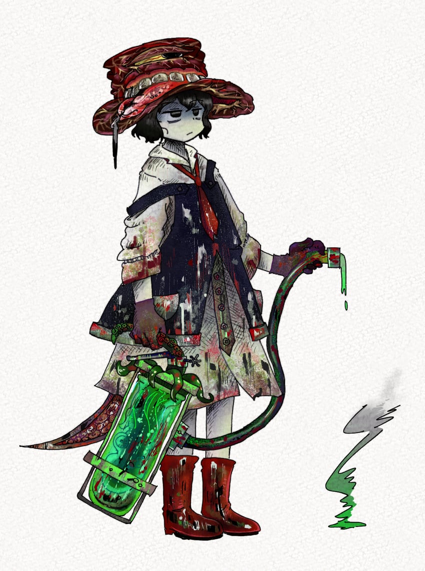 enraku tsubakura (len'en) drawn by chikafumikou