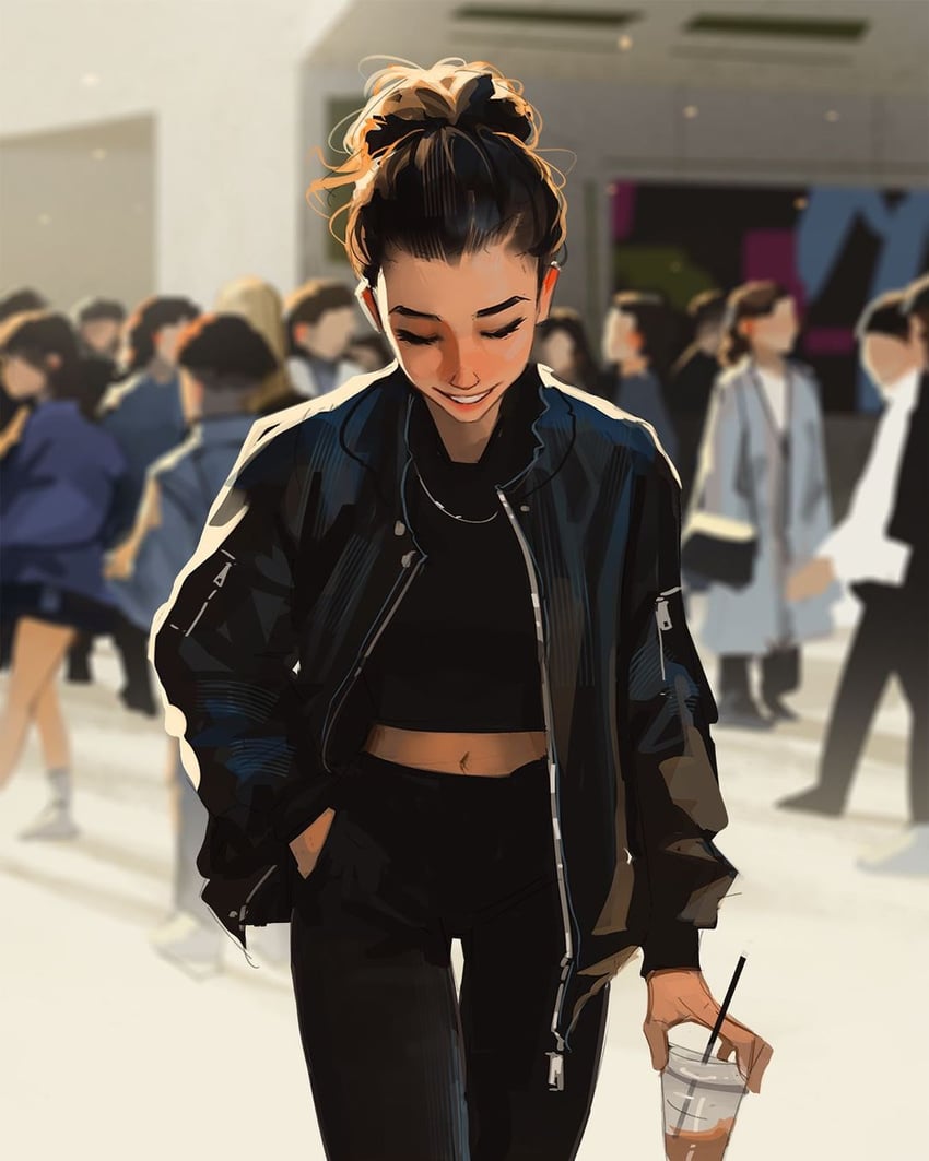 lee ho-jung (real life) drawn by sam_yang