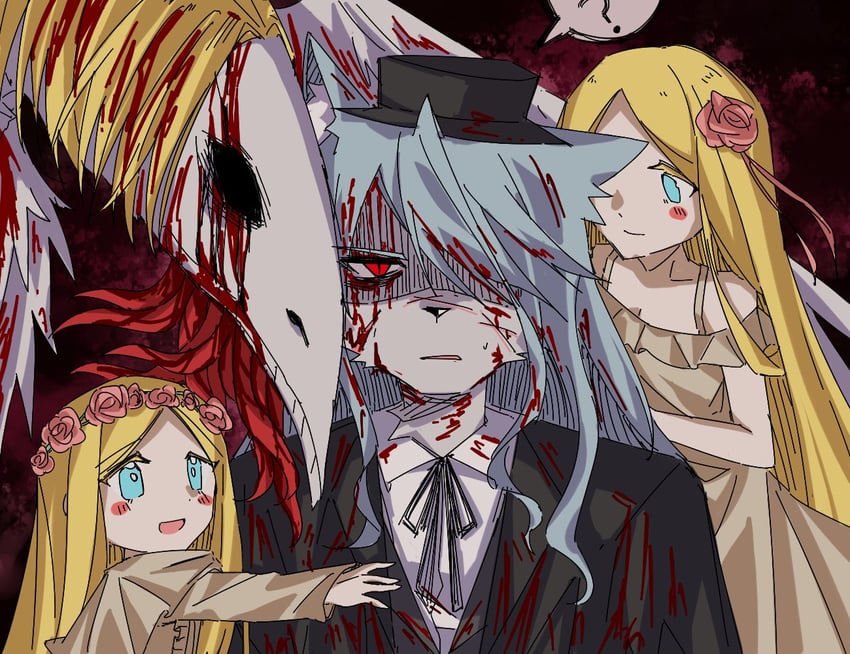 edith liddell, jack, and edith (black souls and 1 more) drawn by mu_blood