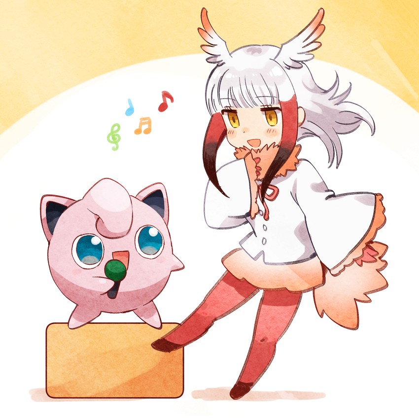 jigglypuff and japanese crested ibis (pokemon and 1 more) drawn by suicchonsuisui