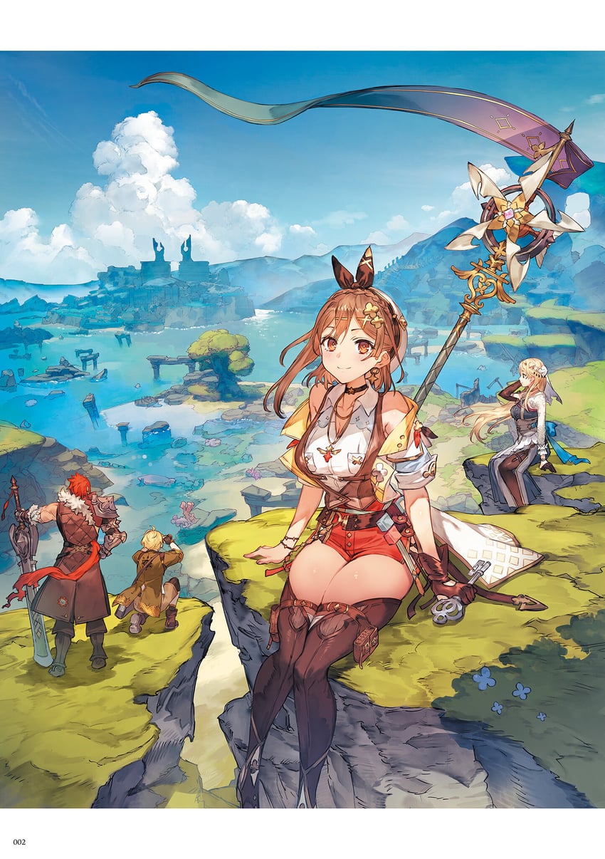 reisalin stout, klaudia valentz, lent marslink, and tao mongarten (atelier and 2 more) drawn by toridamono