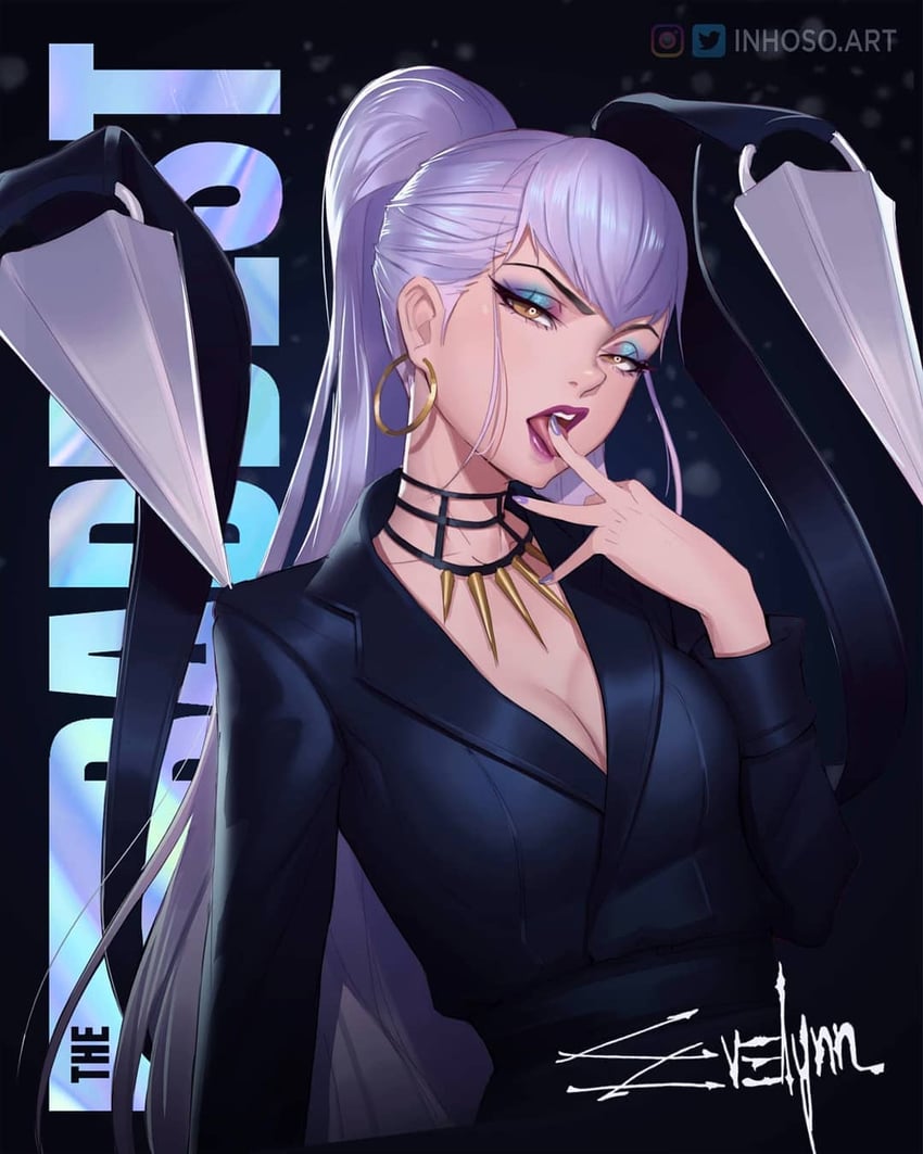 evelynn, k/da all out evelynn, and the baddest evelynn (league of legends) drawn by inhoso