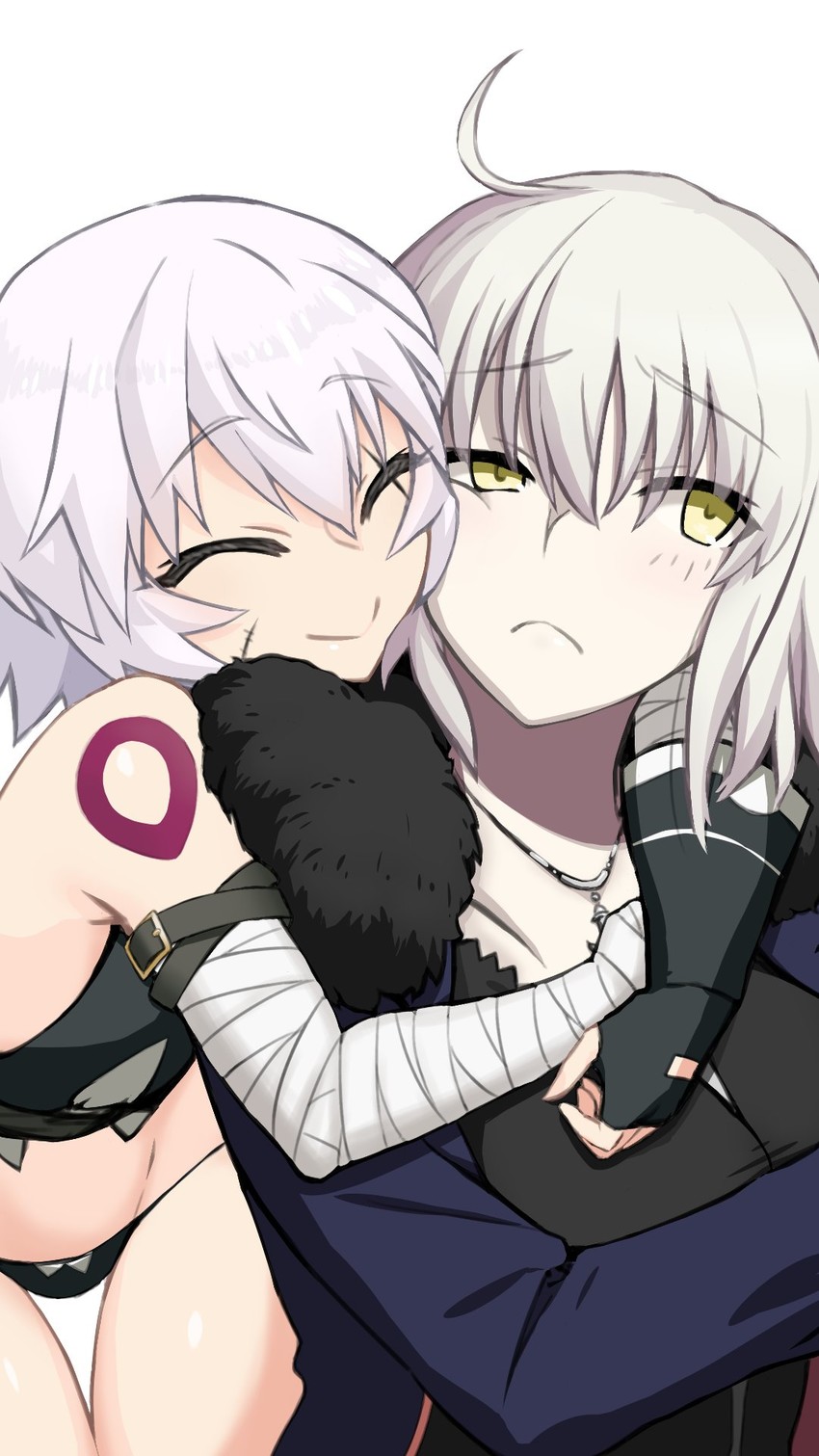 jeanne d'arc alter and jack the ripper (fate and 2 more) drawn by susukune