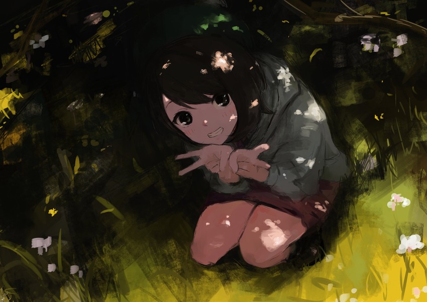 gloria (pokemon and 1 more) drawn by melon_syrup