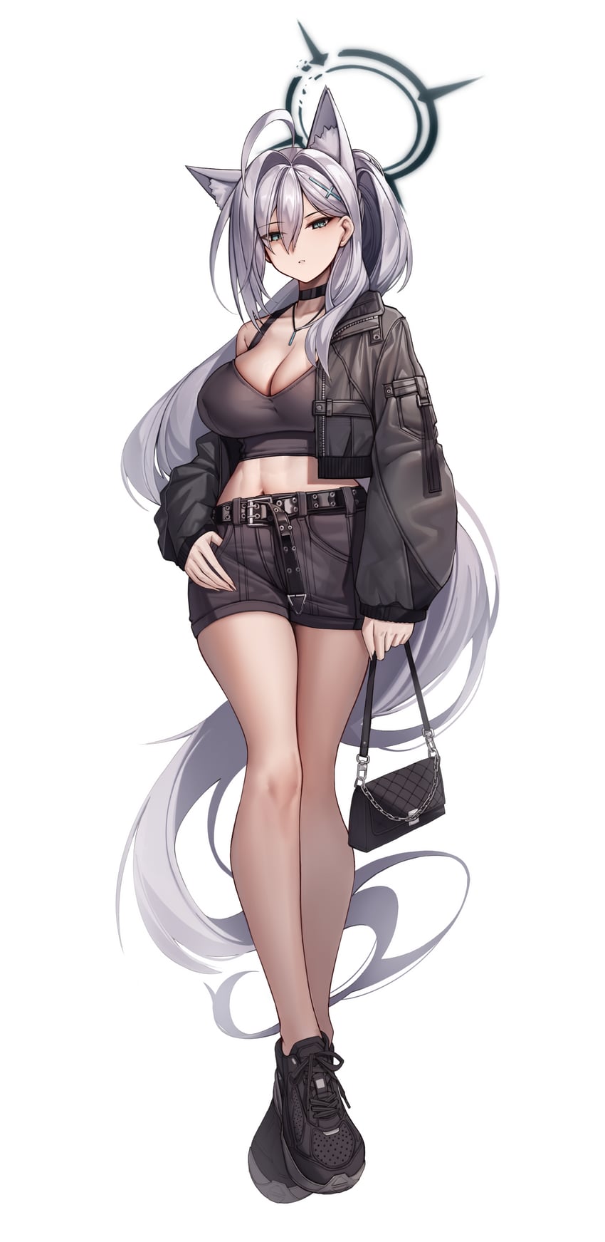 shiroko and shiroko terror (blue archive) drawn by mung_(larnec)