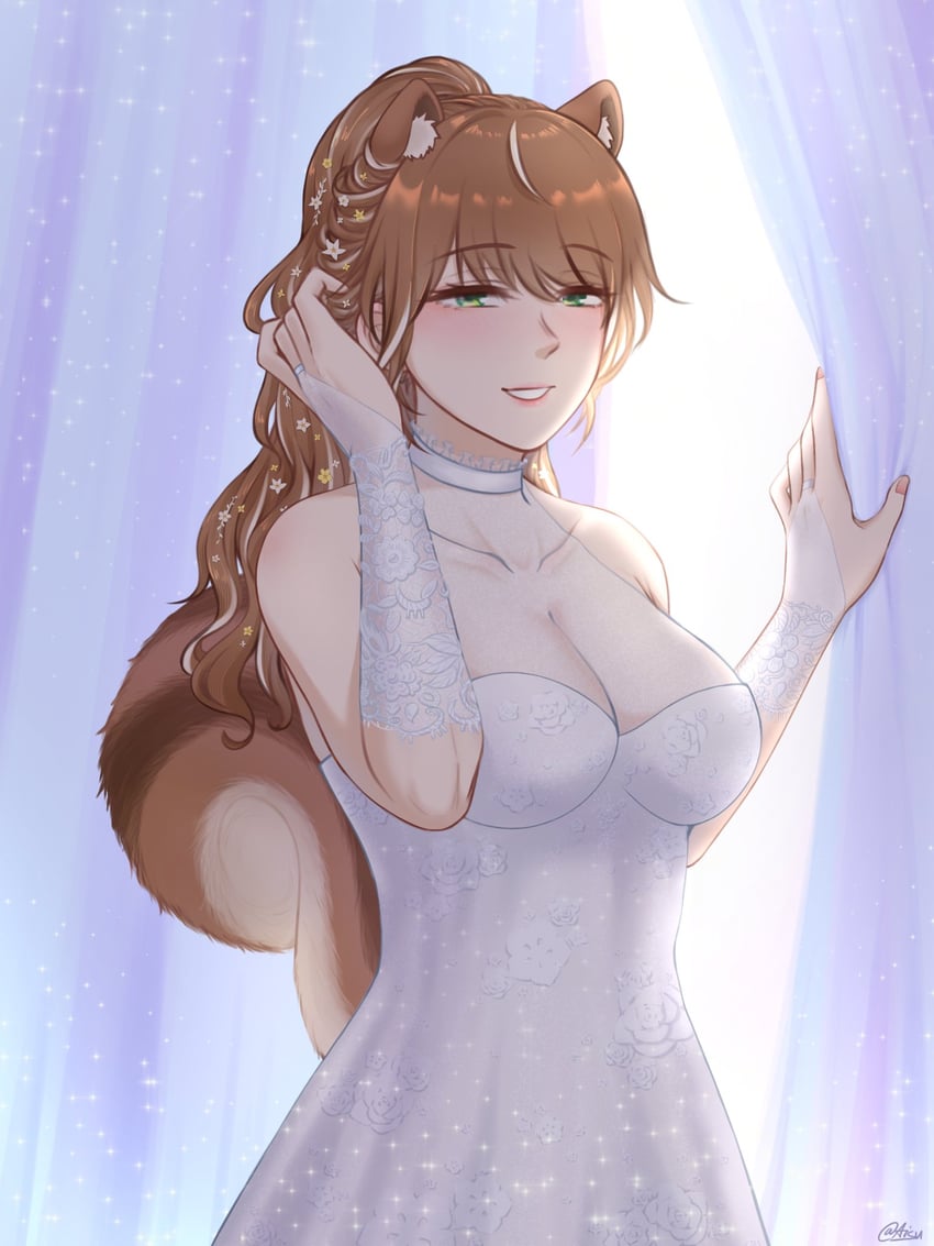 ayunda risu (hololive and 1 more) drawn by ices_i639