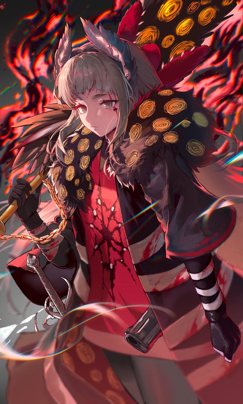 irene (arknights and 2 more) drawn by okasaki_ushio_(03103335)