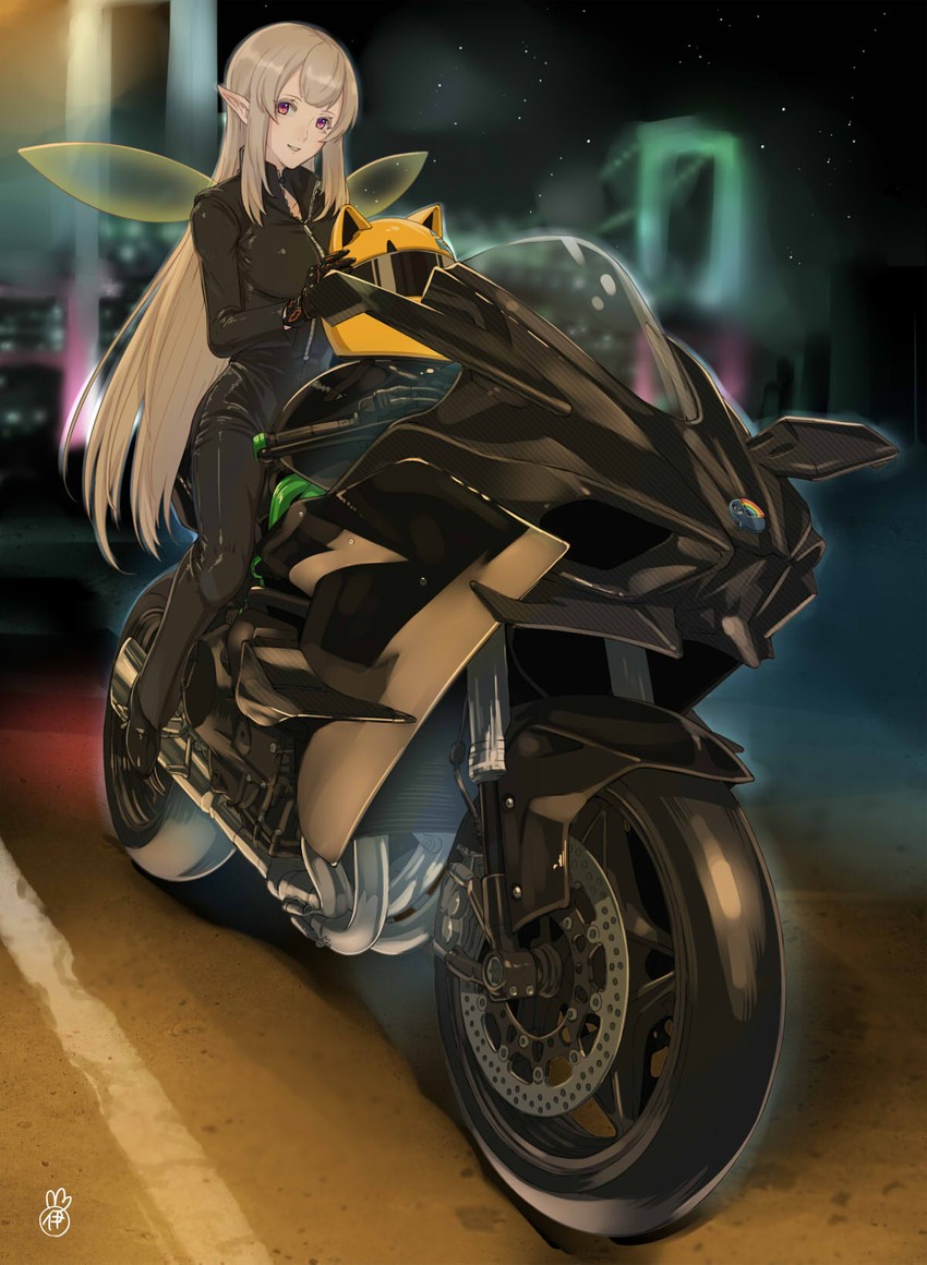 celty sturluson and elu (nijisanji and 1 more) drawn by ishii_onkami