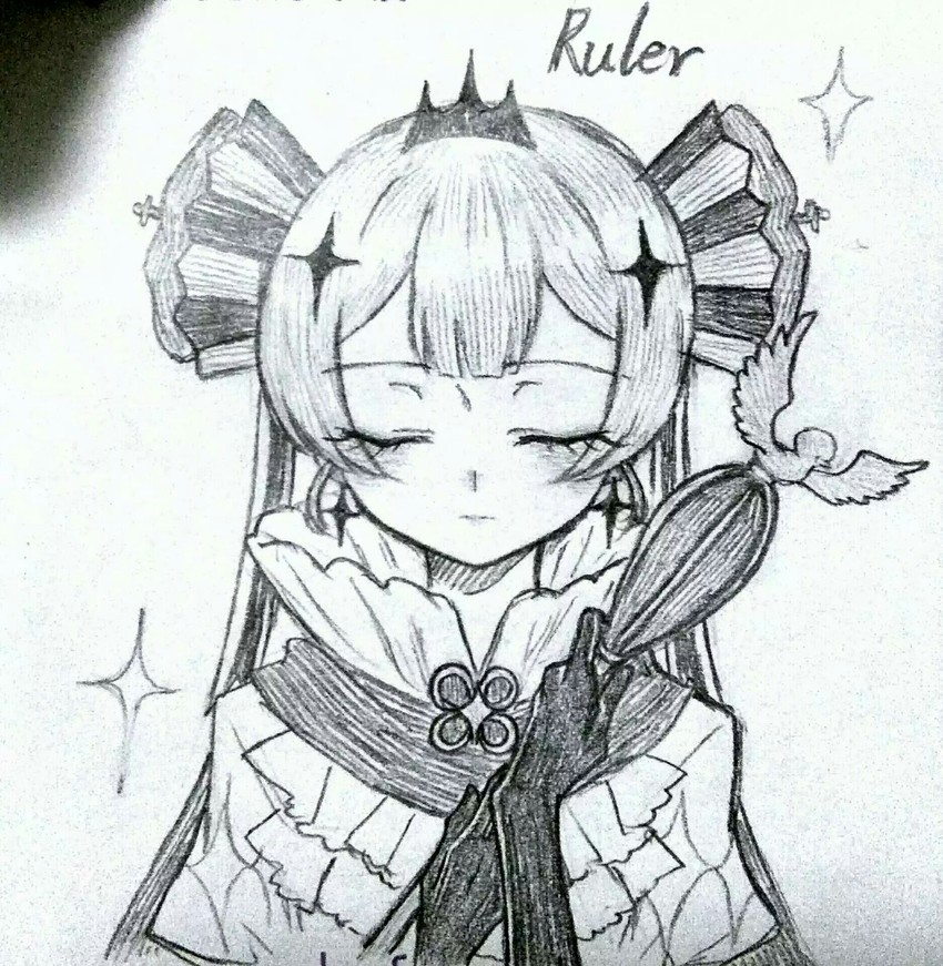 ruler (mahou shoujo ikusei keikaku and 1 more) drawn by lichu_ric