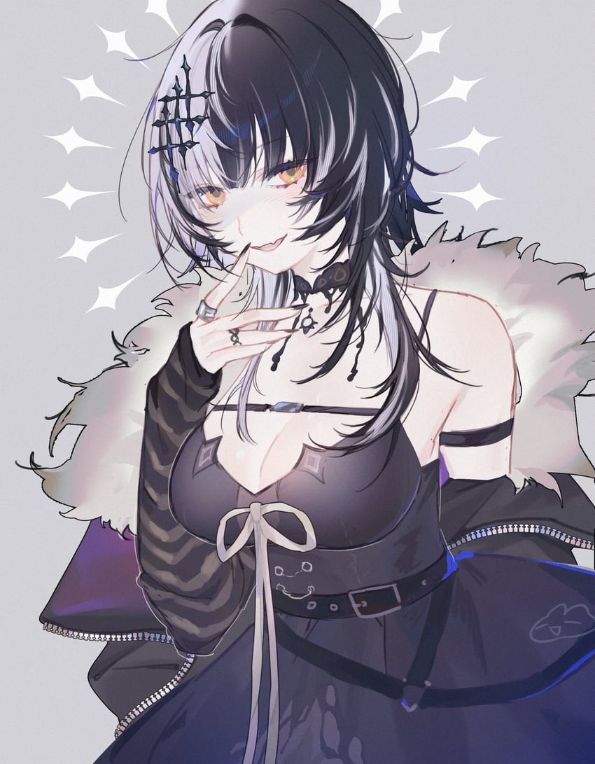 shiori novella (hololive and 1 more) drawn by linamik