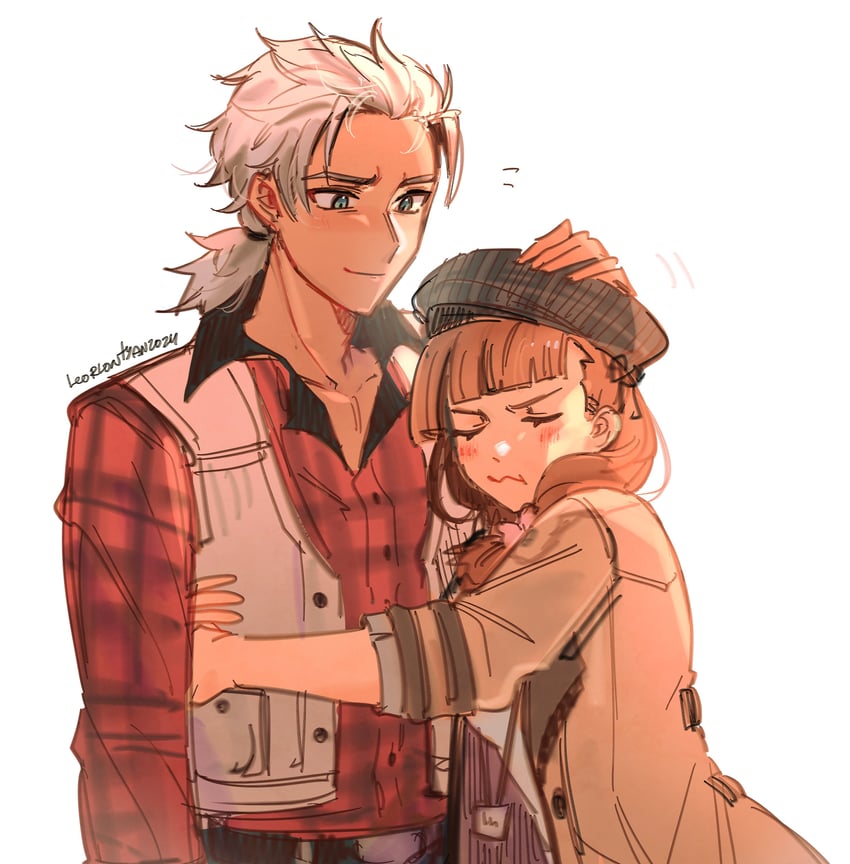 marielle ayme and dingo brad (eiyuu densetsu and 2 more) drawn by leorlontyan